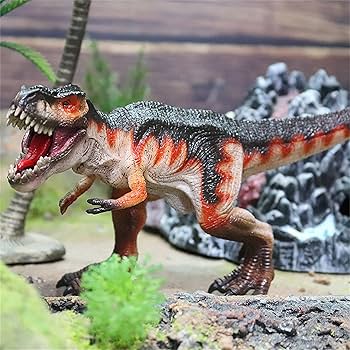 恐竜フィギュア 口開閉機能付き Amazon.co.jp: 恐竜のおもちゃ サイドアタック 頭が300°回転可能